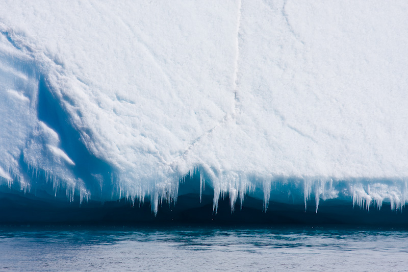 Icicles On Iceberg